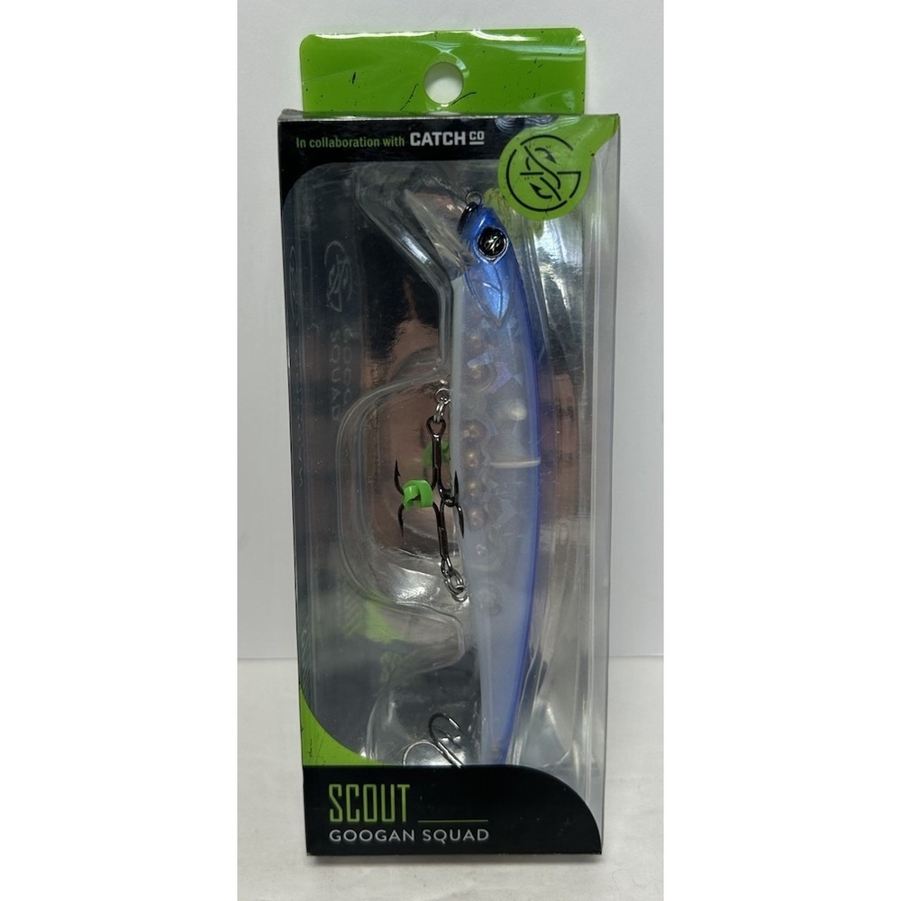 Googan‎ Squad Scout 4 1/3" Jerkbait Pro Blue #8 1/2 Oz Brand New Lure